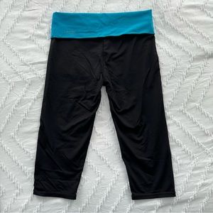 Calvin Klein Performance Fold Over Capri Leggings